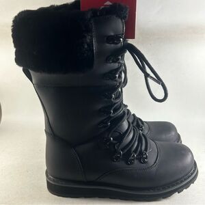Royal Canadian Castlegar Waterproof Winter Boots Black Women’s Size 6.5
